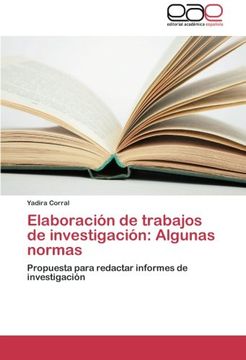 portada Elaboración de trabajos de investigación: Algunas normas