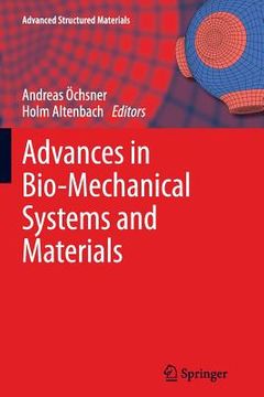 portada Advances in Bio-Mechanical Systems and Materials (en Inglés)
