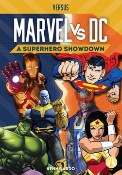 portada Marvel vs. DC: A Superhero Showdown (en Inglés)