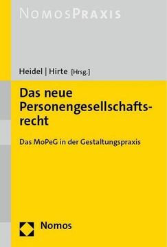 portada Das Neue Personengesellschaftsrecht (en Alemán)