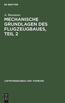portada Mechanische Grundlagen des Flugzeugbaues; Teil 2 (in German)