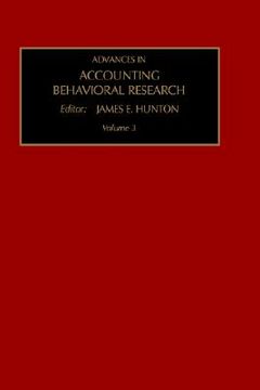portada advances in accounting behavioral research (in English)