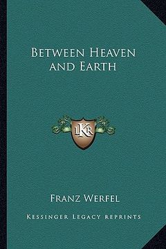 portada between heaven and earth (in English)