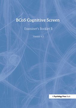 portada Bcos Cognitive Screen: Examiner's Booklet B (Pack of 15) (in English)