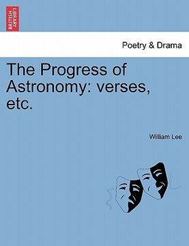 portada the progress of astronomy: verses, etc. (en Inglés)