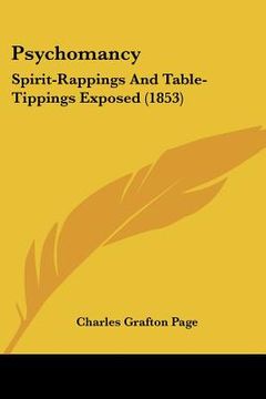 portada psychomancy: spirit-rappings and table-tippings exposed (1853) (en Inglés)