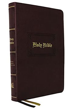 portada Kjv, Thinline Bible, Large Print, Vintage Series, Leathersoft, Brown, red Letter, Comfort Print: Holy Bible, King James Version (en Inglés)