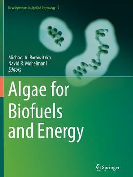 portada Algae for Biofuels and Energy (en Inglés)