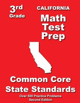 portada California 3rd Grade Math Test Prep: Common Core State Standards (in English)