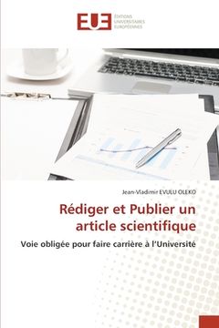 portada Rédiger et Publier un article scientifique (en Francés)