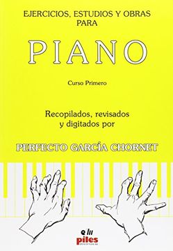 portada Ejercicios, Estudios y Obras Para Piano