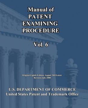 portada Manual of Patent Examining Procedure (Vol.6) (en Inglés)