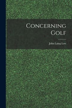 portada Concerning Golf (en Inglés)