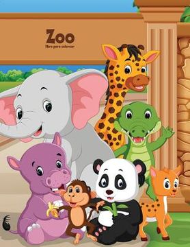 portada Zoo libro para colorear 1
