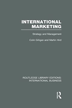 portada International Marketing (Rle International Business): Strategy and Management (en Inglés)