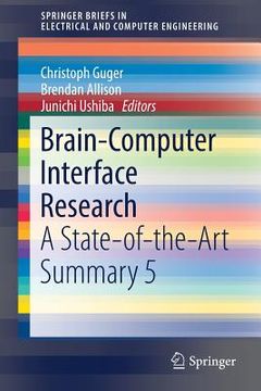 portada Brain-Computer Interface Research: A State-Of-The-Art Summary 5 (en Inglés)
