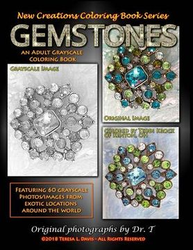 portada New Creations Coloring Book Series: Gemstones (en Inglés)