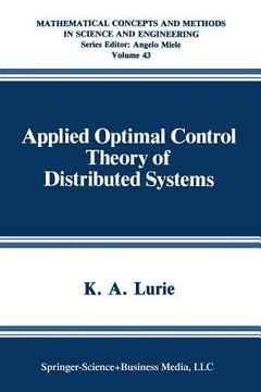 portada Applied Optimal Control Theory of Distributed Systems