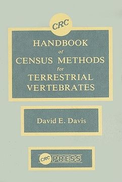 portada crc handbook of census methods for terrestrial vertebrates (en Inglés)