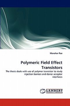 portada polymeric field effect transistors (en Inglés)