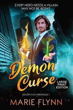 portada Demon Curse: Large Print Edition, A Supernatural Urban Fantasy Suspense (in English)