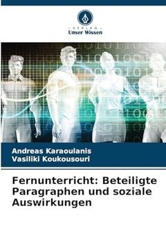 portada Fernunterricht: Beteiligte Paragraphen und Soziale Auswirkungen (in German)