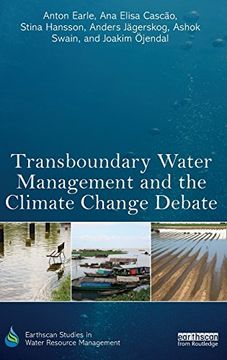 portada Transboundary Water Management and the Climate Change Debate (Earthscan Studies in Water Resource Management) (in English)