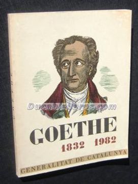 portada goethe (1832-1982) antologia que la generalitat dedica a les escoles de catalunya