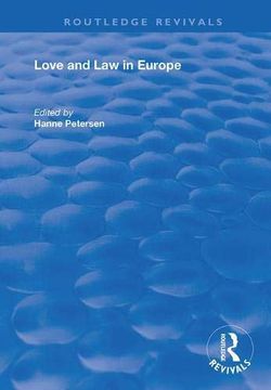 portada Love and Law in Europe (en Inglés)