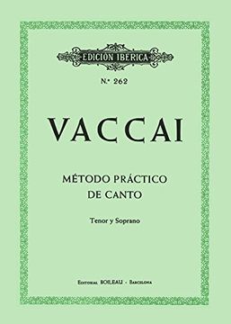 portada Método Práctico de Canto: Tenor y Soprano (in Spanish)