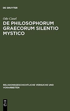 portada De Philosophorum Graecorum Silentio Mystico (en Alemán)