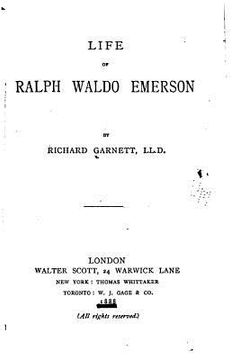 portada Life of Ralph Waldo Emerson (en Inglés)