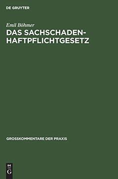 portada Das Sachschadenhaftpflichtgesetz (en Alemán)
