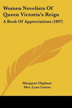 portada women novelists of queen victoria's reign: a book of appreciations (1897) (in English)