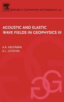 portada acoustic and elastic wave fields in geophysics, iii