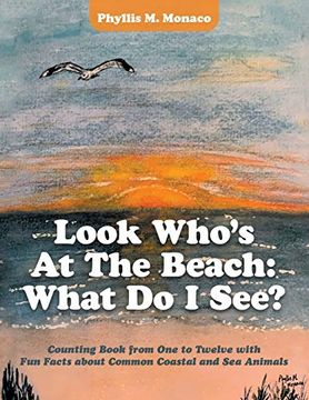 portada Look Who's at the Beach: What do i See? Counting Book From one to Twelve With fun Facts About Common Coastal and sea Animals (en Inglés)