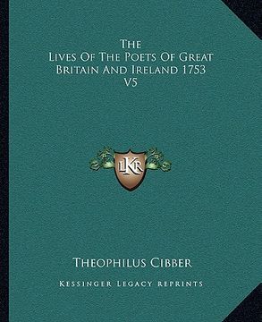 portada the lives of the poets of great britain and ireland 1753 v5 (en Inglés)