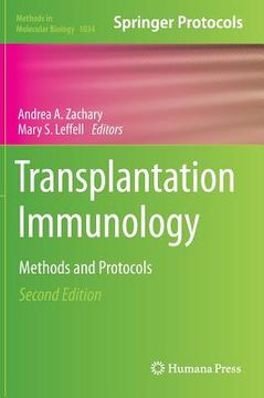 portada Transplantation Immunology: Methods and Protocols (in English)