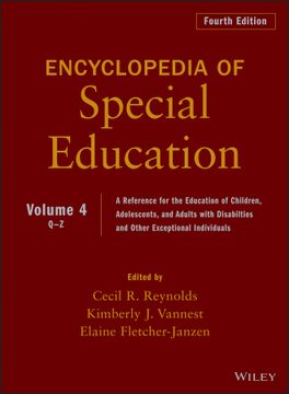 portada Encyclopedia Of Special Education: A Reference For The Education Of Children, Adolescents, And Adults Disabilities And Other Exceptional Individuals, Volume 4, 4Th Edition