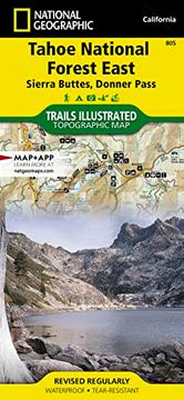 portada Tahoe National Forest East map [Sierra Buttes, Donner Pass] (National Geographic Trails Illustrated Map, 805) (en Inglés)