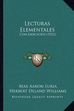 portada Lecturas Elementales: Con Ejercicios (1922)