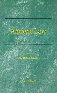 portada ancient law (en Inglés)