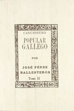 portada Cancionero Popular Gallego ii (in Spanish)