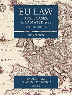 portada Eu Law: Text, Cases, and Materials uk Version 