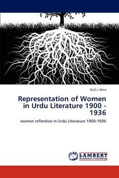 portada representation of women in urdu literature 1900 - 1936 (en Inglés)