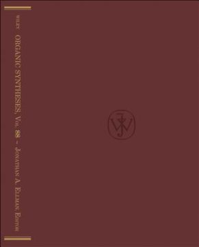 portada Organic Syntheses, Volume 88 (en Inglés)
