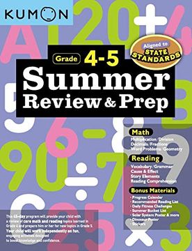 portada Summer Review and Prep 4-5 (in English)