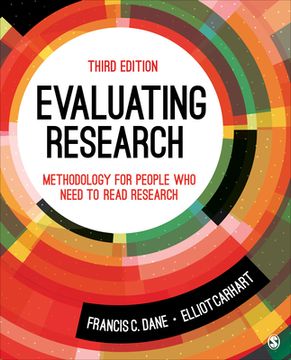 portada Evaluating Research: Methodology for People Who Need to Read Research (en Inglés)