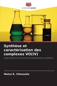 portada Synthèse et caractérisation des complexes VO(IV) (en Francés)