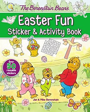 portada The Berenstain Bears Easter Fun Sticker and Activity Book (Berenstain Bears/Living Lights)